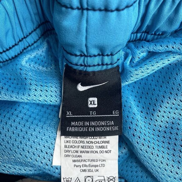 Nike Mens Size XL Repel Swim Trunks Board Shorts Elastic Waist Drawstring Blue - Picture 8 of 9